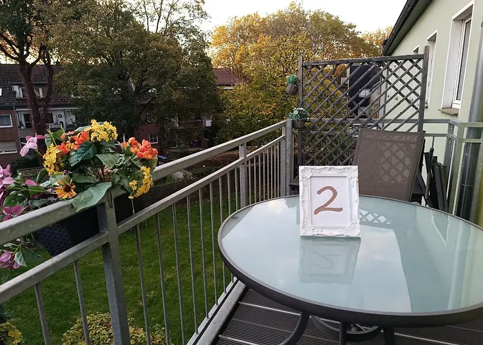 5X Balkon-Apartments Mit Kueche 40-65Qm Ruhrgebietferienwohnung Dobry-Fuchs