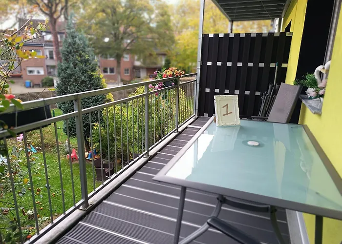 5X Balkon-Apartments Mit Kueche 40-65Qm Ruhrgebietferienwohnung Dobry-Fuchs